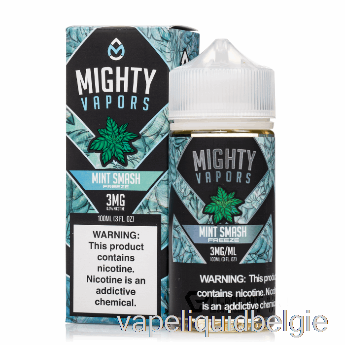 Vape Vloeistof Mint Smash Bevriezen - Machtige Dampen - 100 Ml 3 Mg